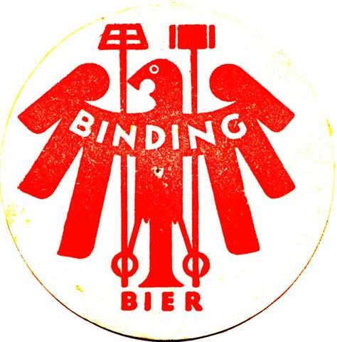 frankfurt f-he binding rund 1a (215-roter adler-u bier)